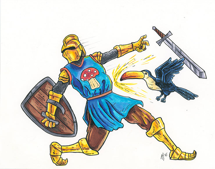 Original Marker Drawing DEFEAT